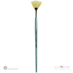 قلموی بادبزنی چتری طبیعی سفید شماره10 خرم