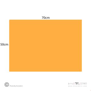 فوم برد5میل نارنجی70*50