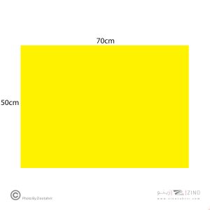 فوم برد5میل زرد70*50