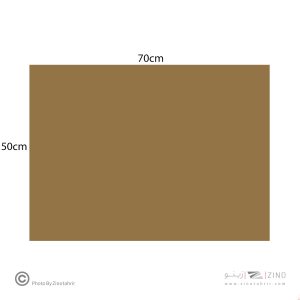 فوم برد3میل قهوه ای70*50