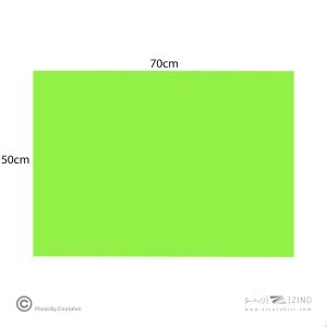 فوم برد3میل سبزروشن70*50