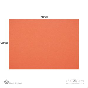 فوم برد3میل نارنجی پررنگ70*50