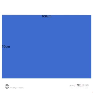 فوم برد3میل آبی نفتی70*100