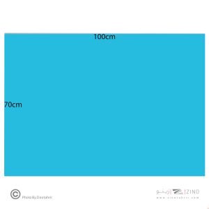 فوم برد3میل آبی روشن 70*100