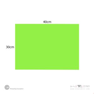 فوم5میل سبزروشن 40*30