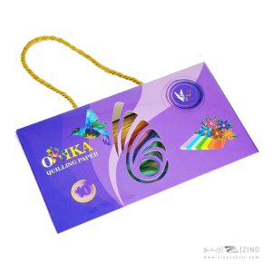 پک کاغذ ملیله وکارت تشکر150برگی اوریکا