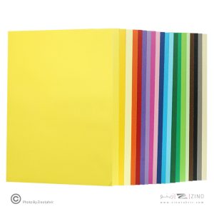 مقوا (180گرم)70 *50بسته20رنگ100برگی برسا