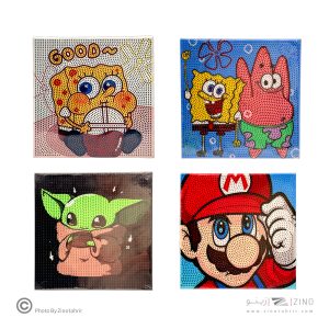 بوم نقاشی الماسی سایز20*20