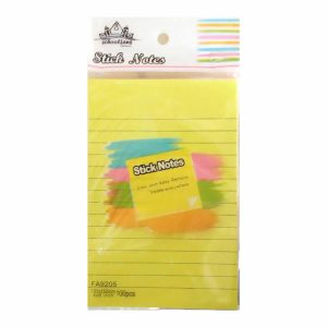 پست ایت100برگ 152*101 خط دار الوان اسکول فنز کد9205