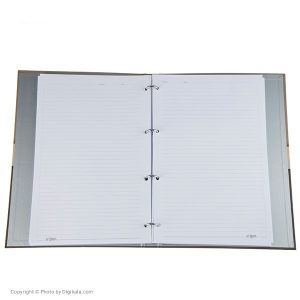 دفترکلاسوری 4حلقه قفل فلزایده