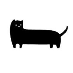 بوک مارک فلزی پیل طرح گربه