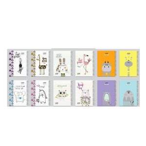 دفتر40برگ ایمان کد9401 سیمی فانتزی جلدطلق (12عددی)