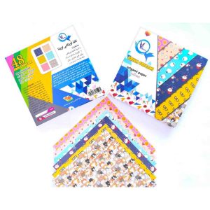 کاغذ اوریگامی 48برگ 15*15سانت فانتزی یکرو  اوریکا