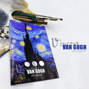 دفتریادداشت سری ونگوگ گلاسه سایز21*14 همیشه