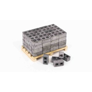 بلوک سیمانی ساده مقیاس 1/24  تعداد 400عددی اشل